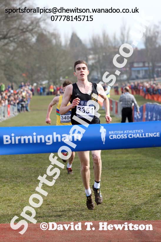 Mens under-17s 2016 Inter Counties Cross Country Champs. and Cross Challenge Final, Cofton Park, Birmingham. Photo: David T. Hewitson/Sports for All Pics